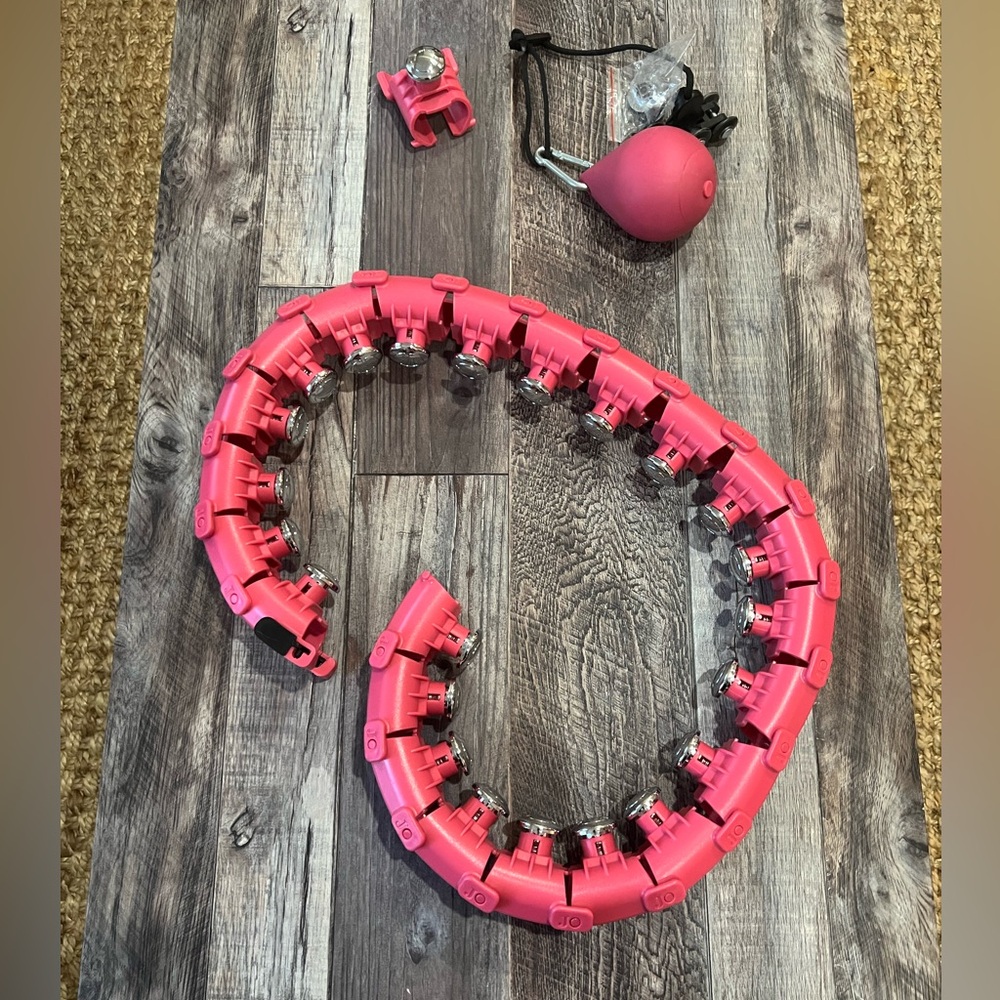 Pink Weighted Hula Hoop